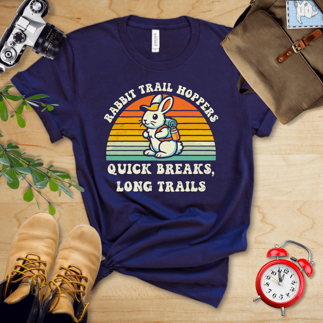 Hike Tee T-Shirt Navy / S Rabbit Trail Hoppers Shirt