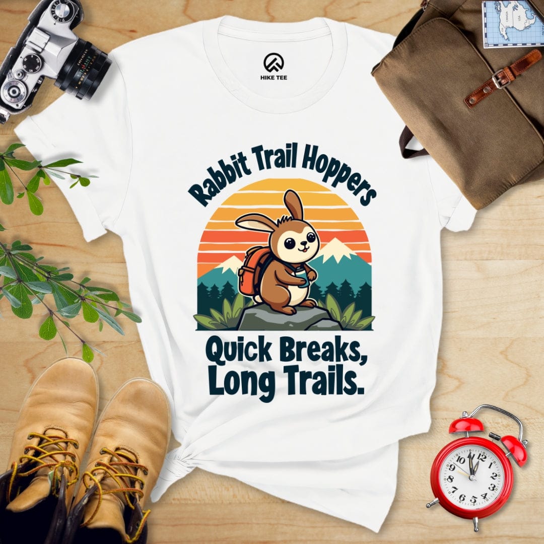 Hike Tee T-Shirt White / S Rabbit Trail Hoppers Shirt