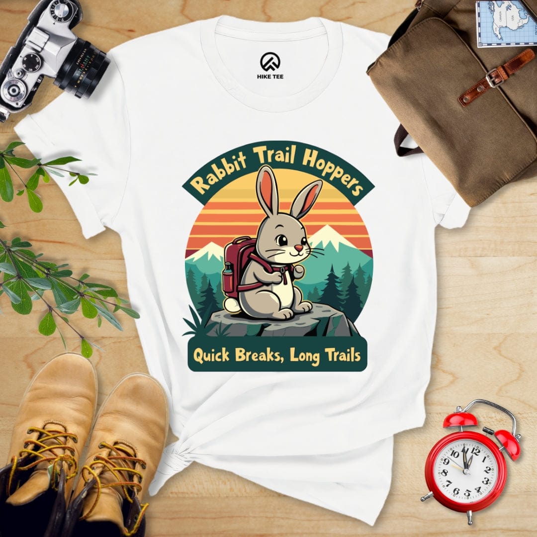 Hike Tee T-Shirt White / S Rabbit Trail Hoppers Shirt