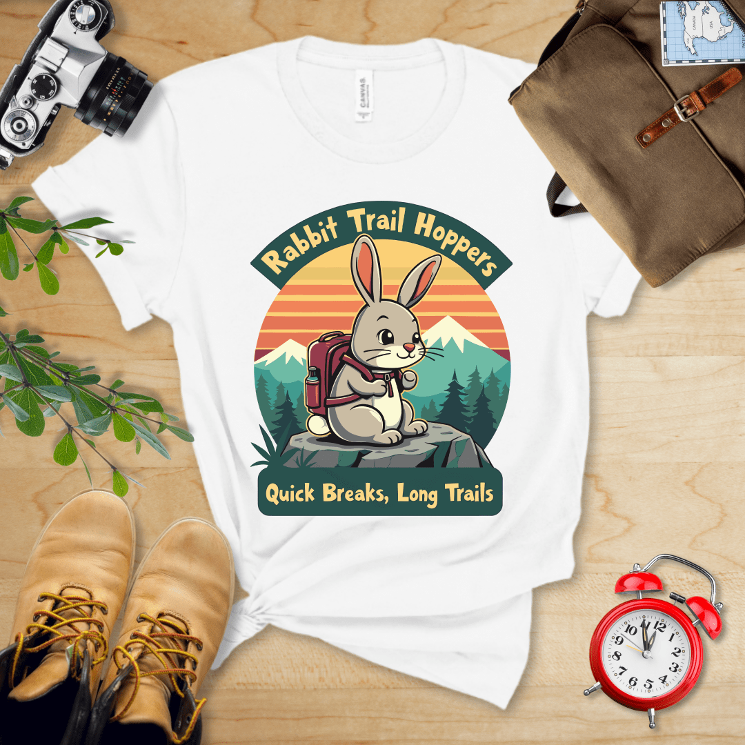 Hike Tee T-Shirt White / S Rabbit Trail Hoppers Shirt