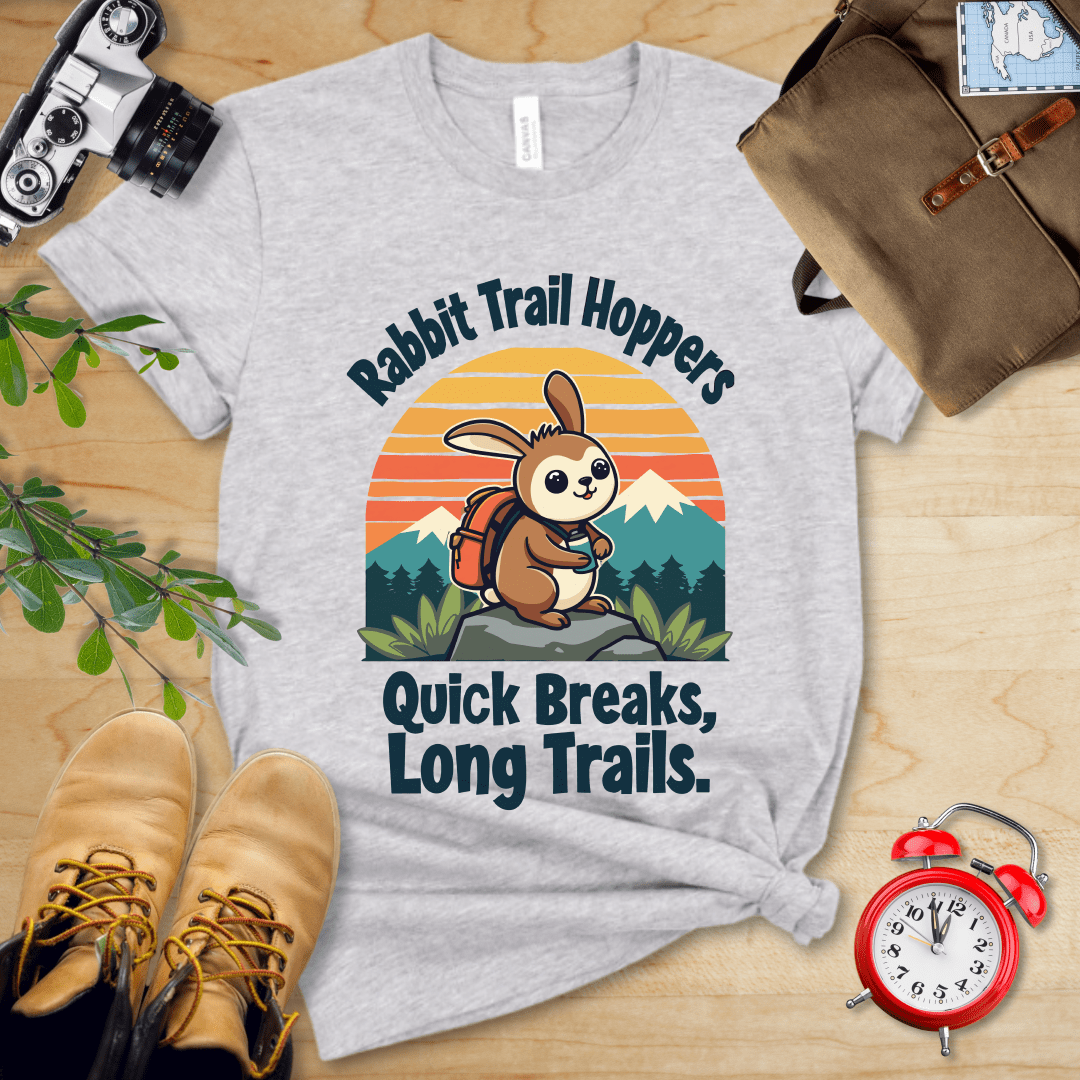 Hike Tee T-Shirt Athletic Heather / S Rabbit Trail Hoppers