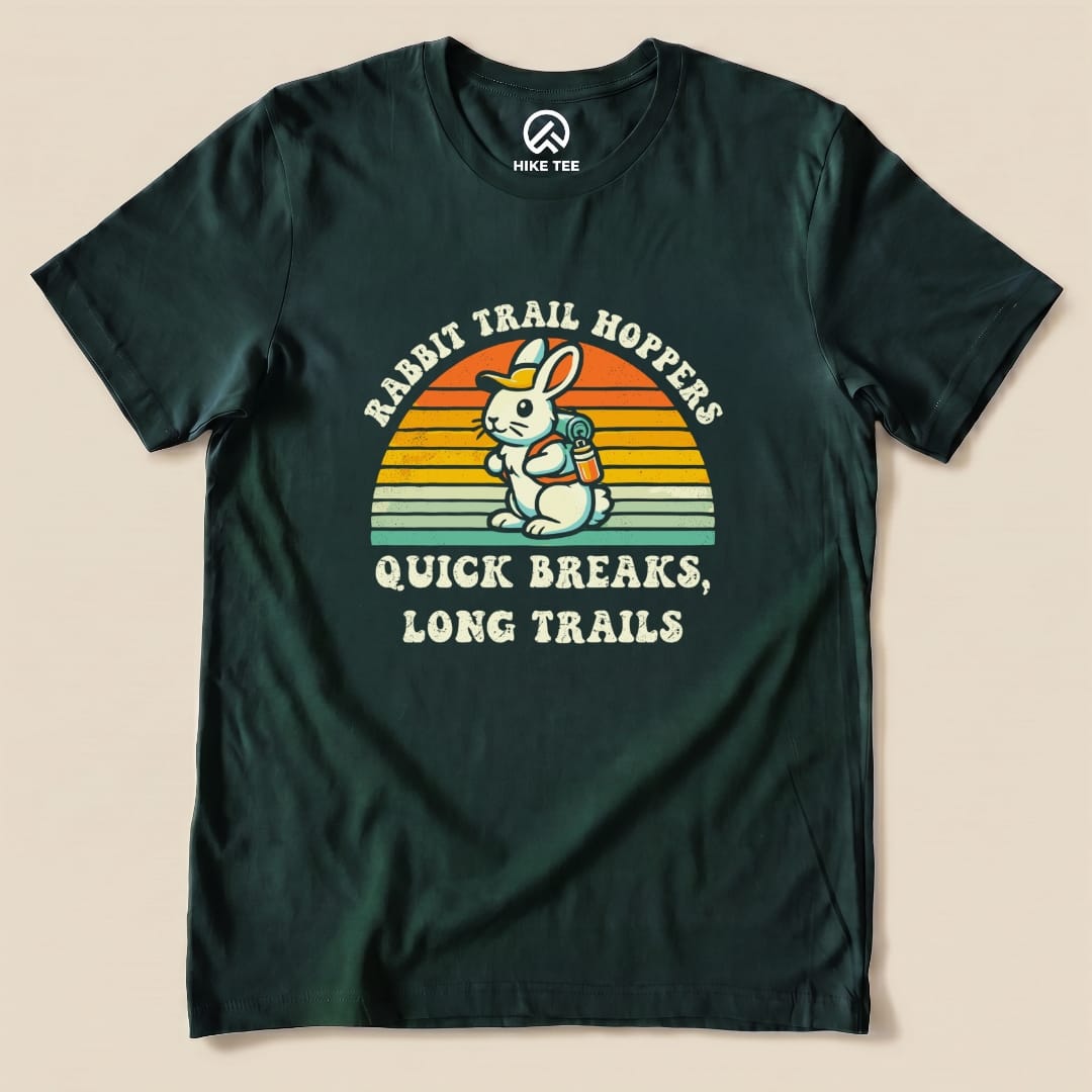 Rabbit Trail Hoppers Vintage Shirt Hike Tee T-Shirt Forest / S
