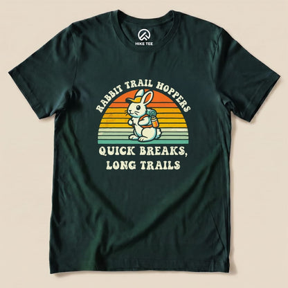 Rabbit Trail Hoppers Vintage Shirt Hike Tee T-Shirt Forest / S