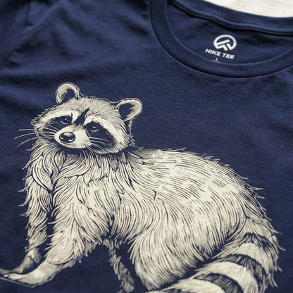 Hike Tee T-Shirt Raccoon Is Watching You Shirt