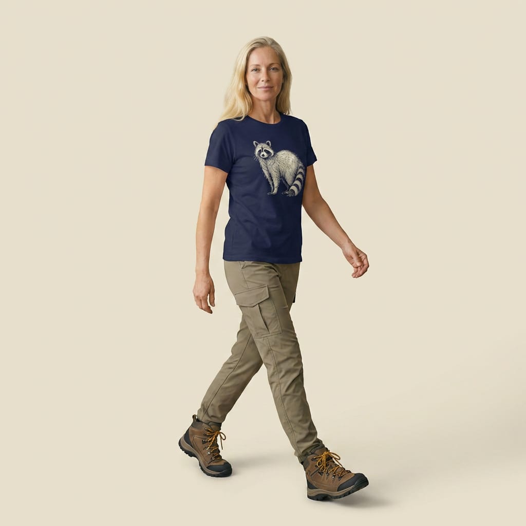 Hike Tee T-Shirt Raccoon Is Watching You Shirt