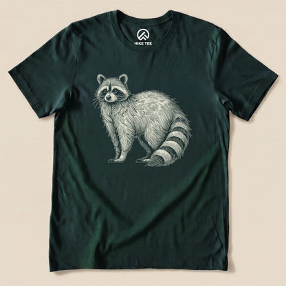 Hike Tee T-Shirt Forest / S Raccoon Is Watching You Shirt