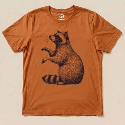 Raccoon Monochrome Shirt Hike Tee T-Shirt Autumn / S