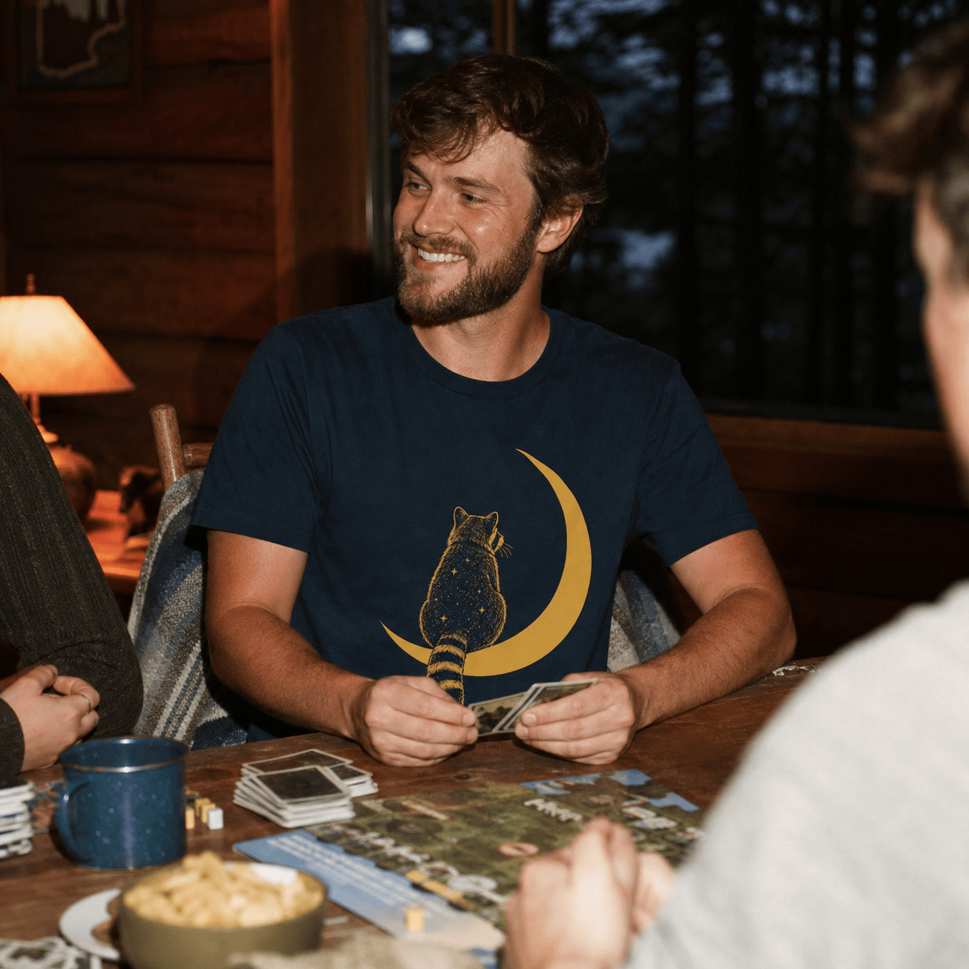 Raccoon Moon Shirt Hike Tee T-Shirt