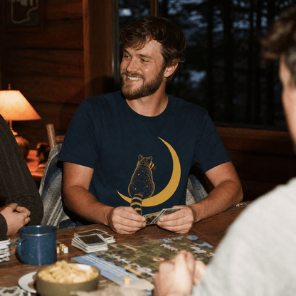 Raccoon Moon Shirt Hike Tee T-Shirt