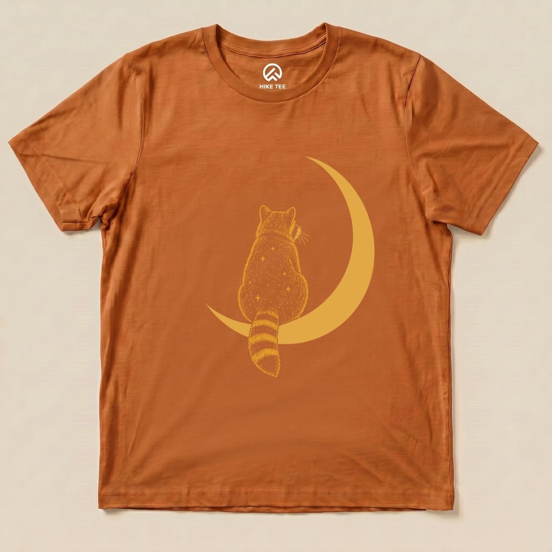 Raccoon Moon Shirt Hike Tee T-Shirt Autumn / S