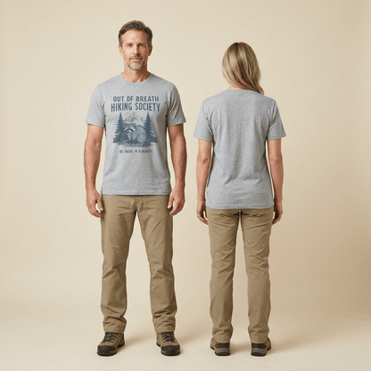 Hike Tee T-Shirt Raccoon Out Of Breath Shirt