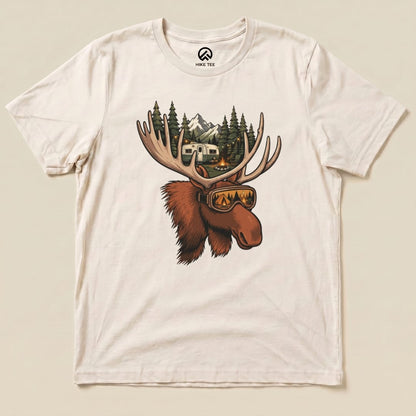 Rad Moose Shirt Hike Tee T-Shirt Natural / S