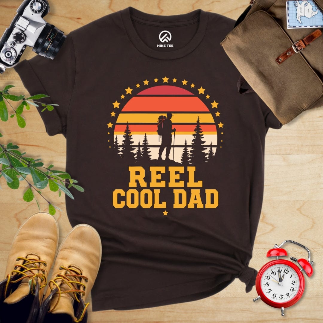 Hike Tee T-Shirt Brown / S Real Cool Dad Shirt