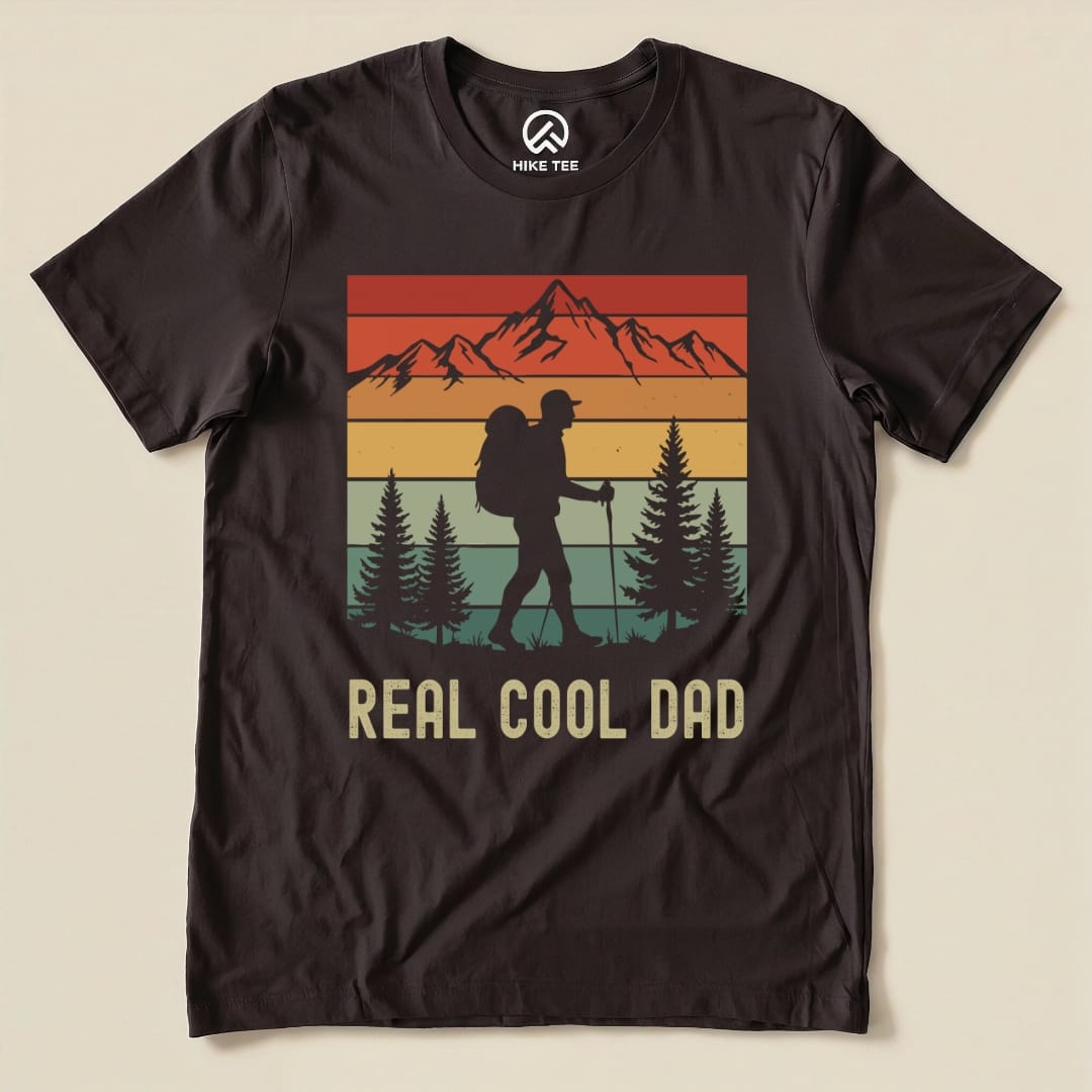 Hike Tee T-Shirt Brown / S Real Cool Dad Shirt