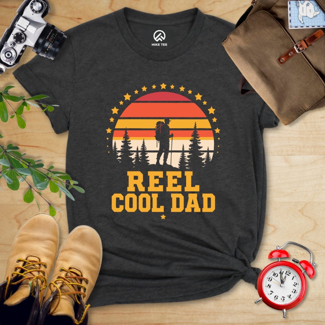 Hike Tee T-Shirt Dark Grey Heather / S Real Cool Dad Shirt