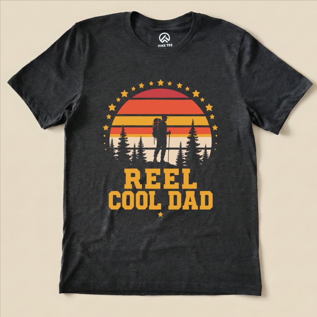 Hike Tee T-Shirt Dark Grey Heather / S Real Cool Dad Shirt