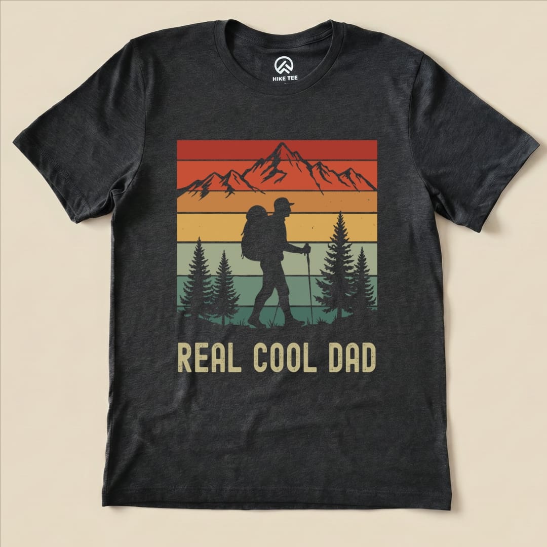 Hike Tee T-Shirt Dark Grey Heather / S Real Cool Dad Shirt