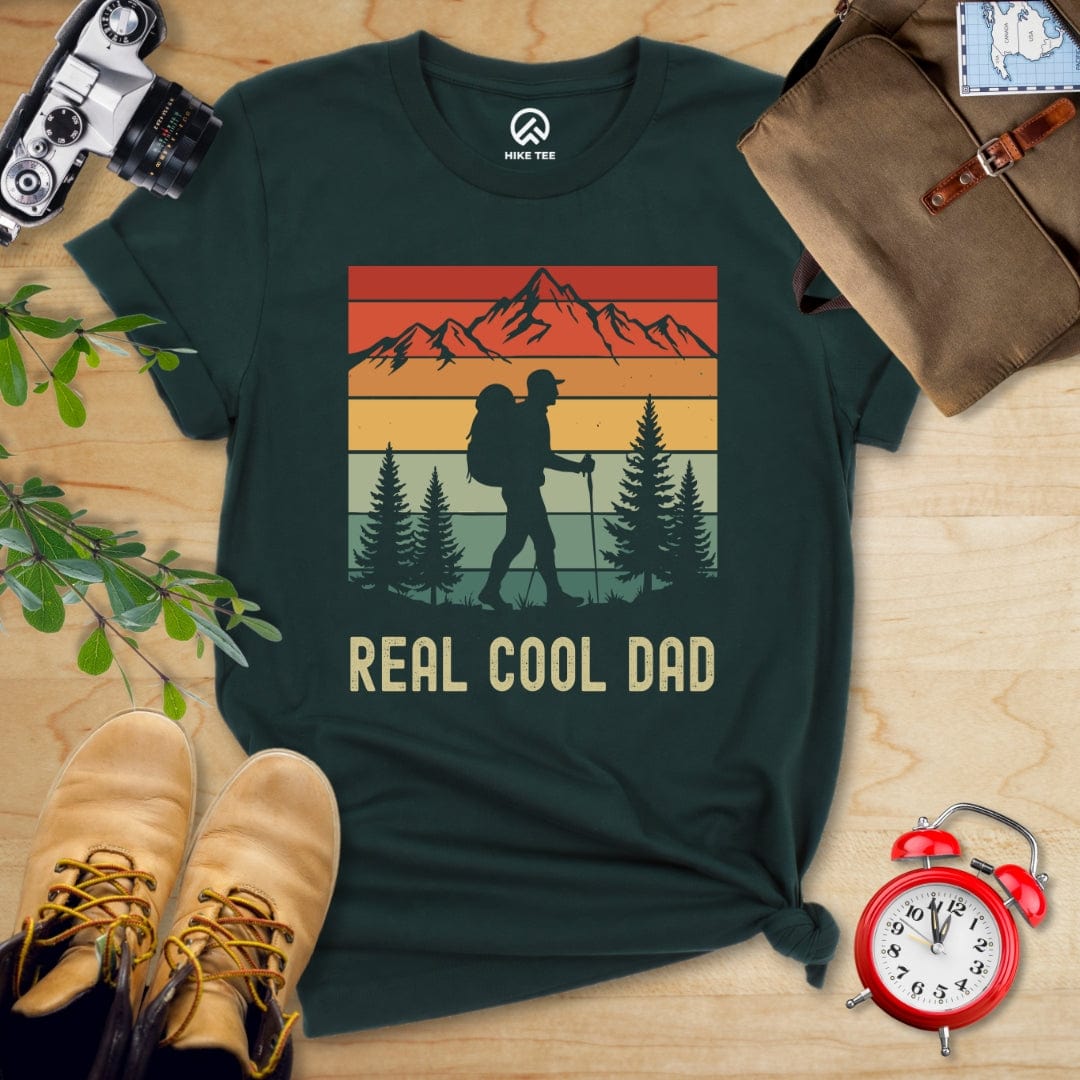 Printify T-Shirt Forest / S Real Cool Dad Shirt