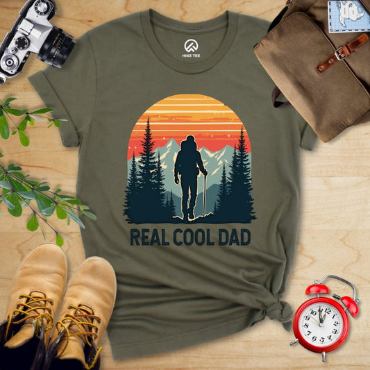 Hike Tee T-Shirt Military Green / S Real Cool Dad Shirt