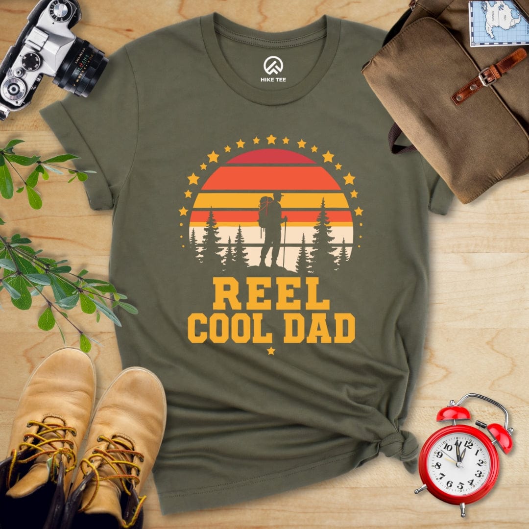 Hike Tee T-Shirt Military Green / S Real Cool Dad Shirt