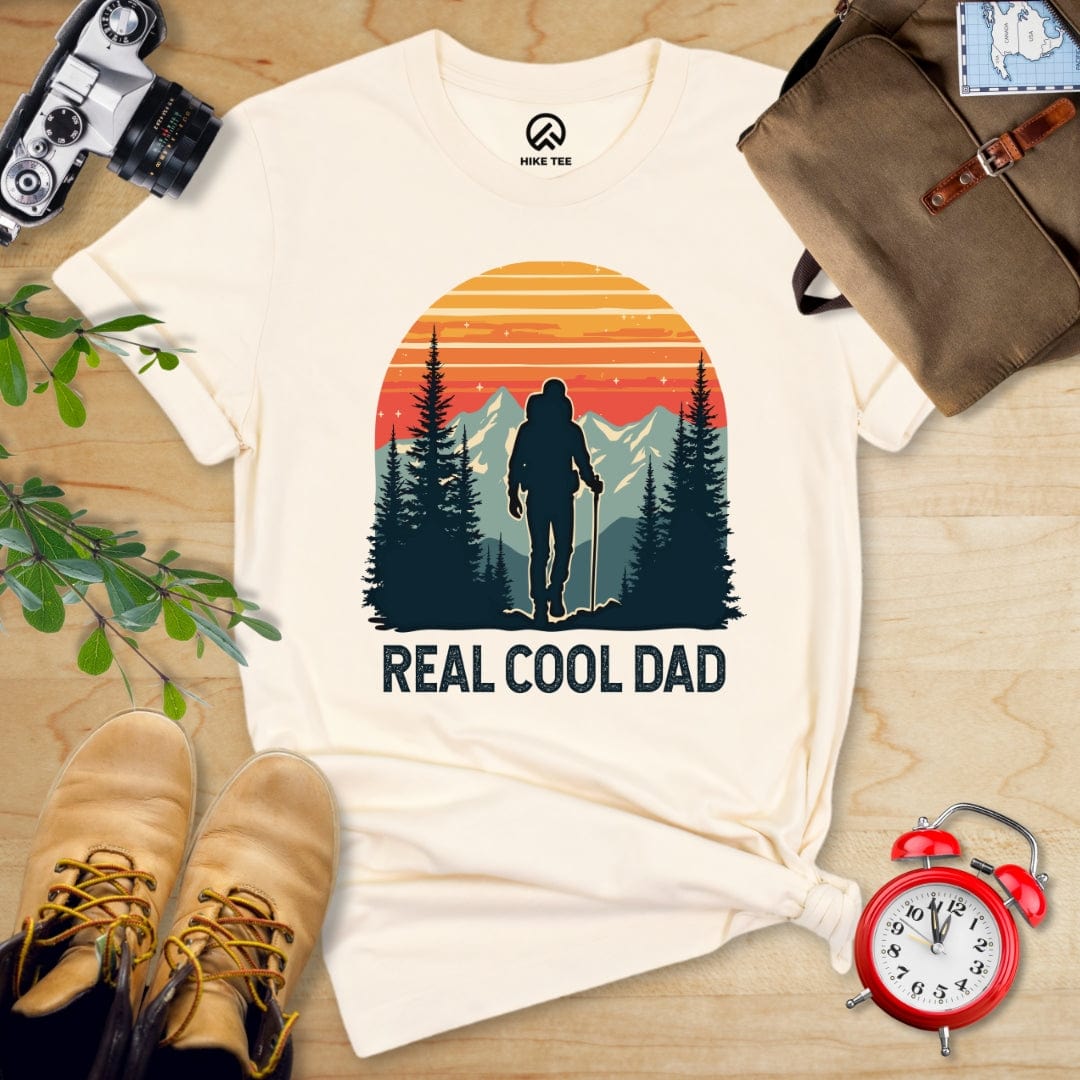 Hike Tee T-Shirt Natural / S Real Cool Dad Shirt