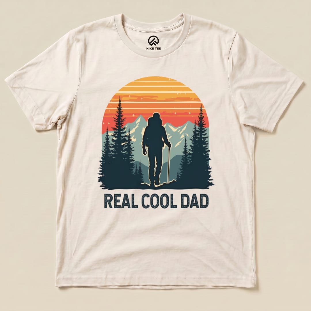 Hike Tee T-Shirt Natural / S Real Cool Dad Shirt