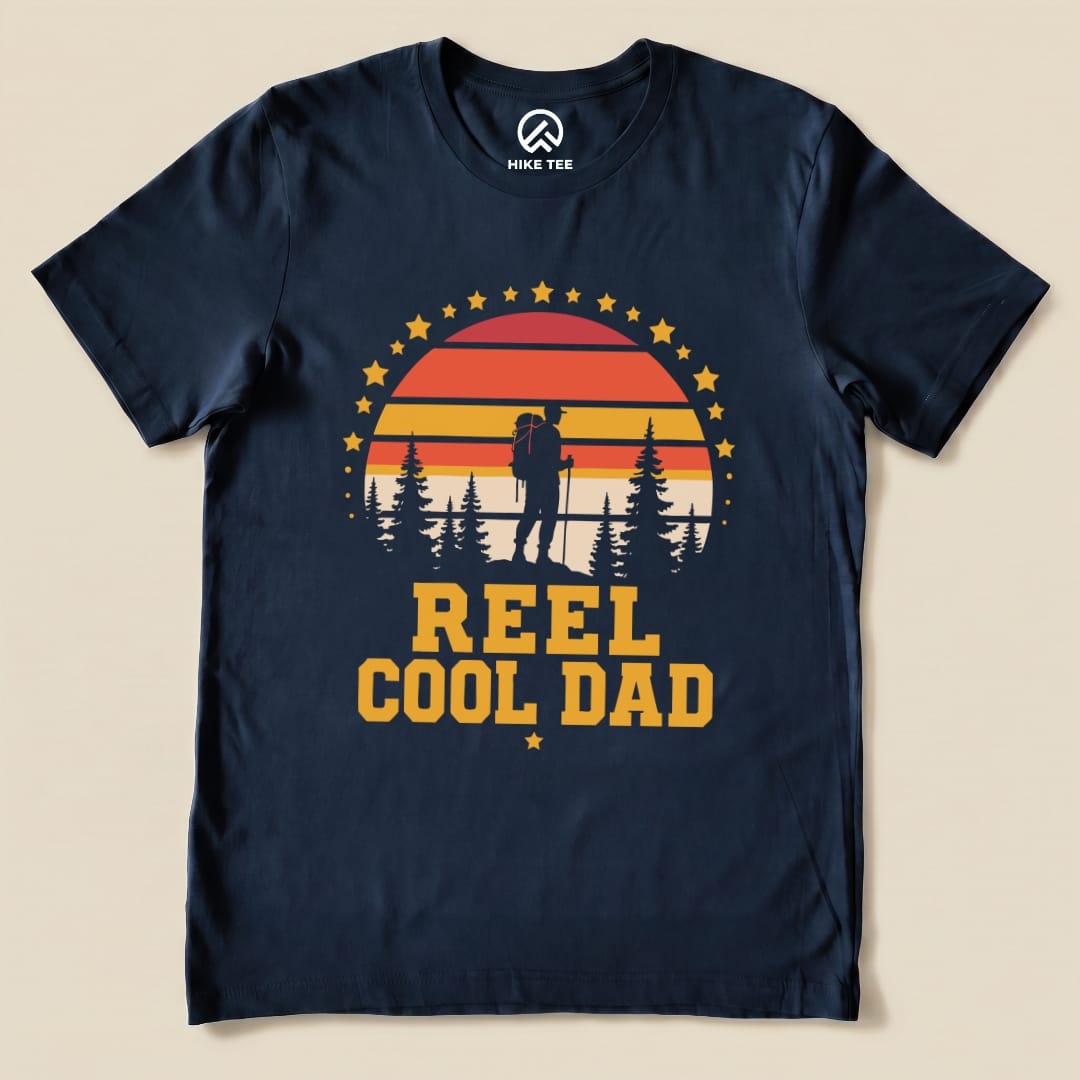 Hike Tee T-Shirt Navy / S Real Cool Dad Shirt