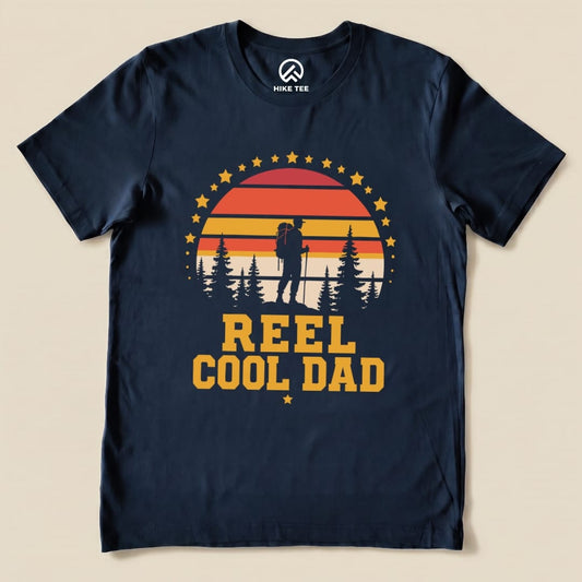 Hike Tee T-Shirt Navy / S Real Cool Dad Shirt