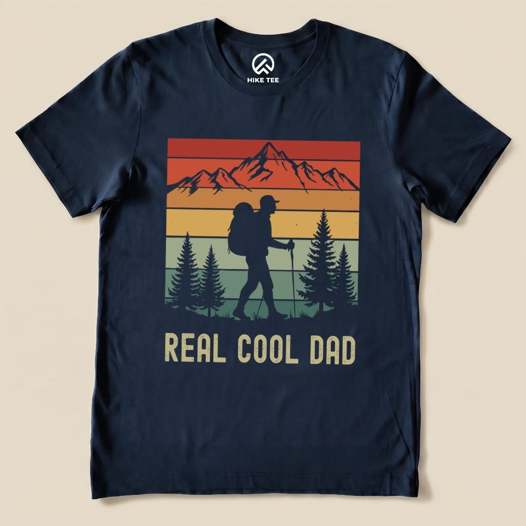 Hike Tee T-Shirt Navy / S Real Cool Dad Shirt