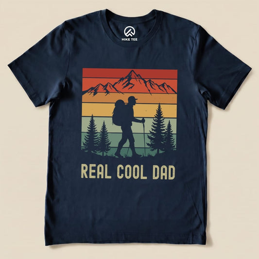 Hike Tee T-Shirt Navy / S Real Cool Dad Shirt