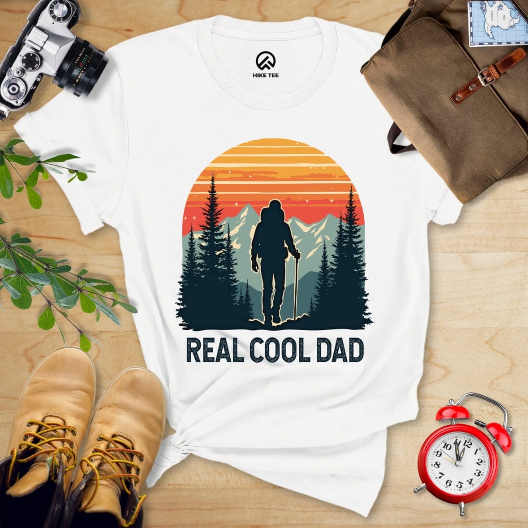 Hike Tee T-Shirt White / S Real Cool Dad Shirt