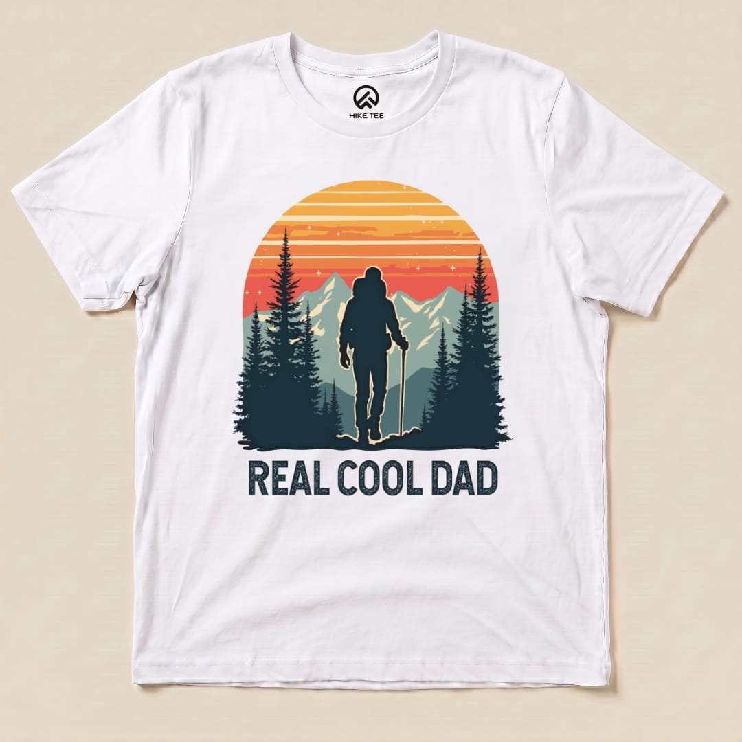 Hike Tee T-Shirt White / S Real Cool Dad Shirt