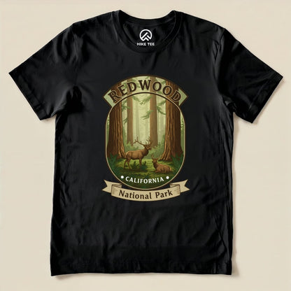 Hike Tee T-Shirt Black / S Redwood Elk Shirt