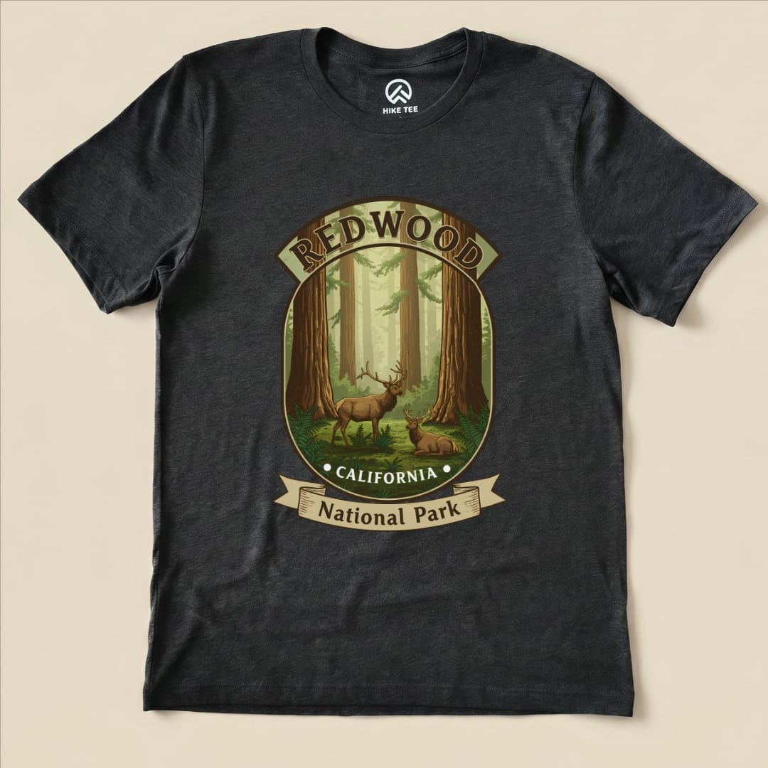 Hike Tee T-Shirt Dark Grey Heather / S Redwood Elk Shirt