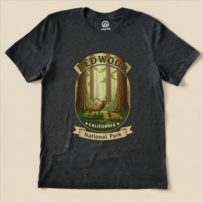 Hike Tee T-Shirt Dark Grey Heather / S Redwood Elk Shirt