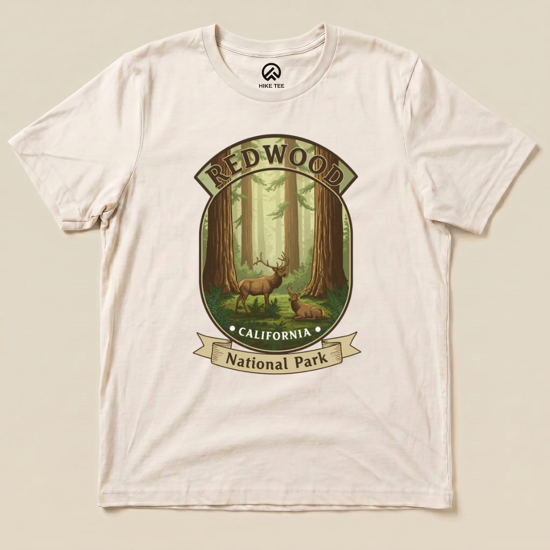 Hike Tee T-Shirt Natural / S Redwood Elk Shirt