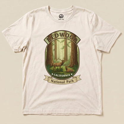 Hike Tee T-Shirt Natural / S Redwood Elk Shirt