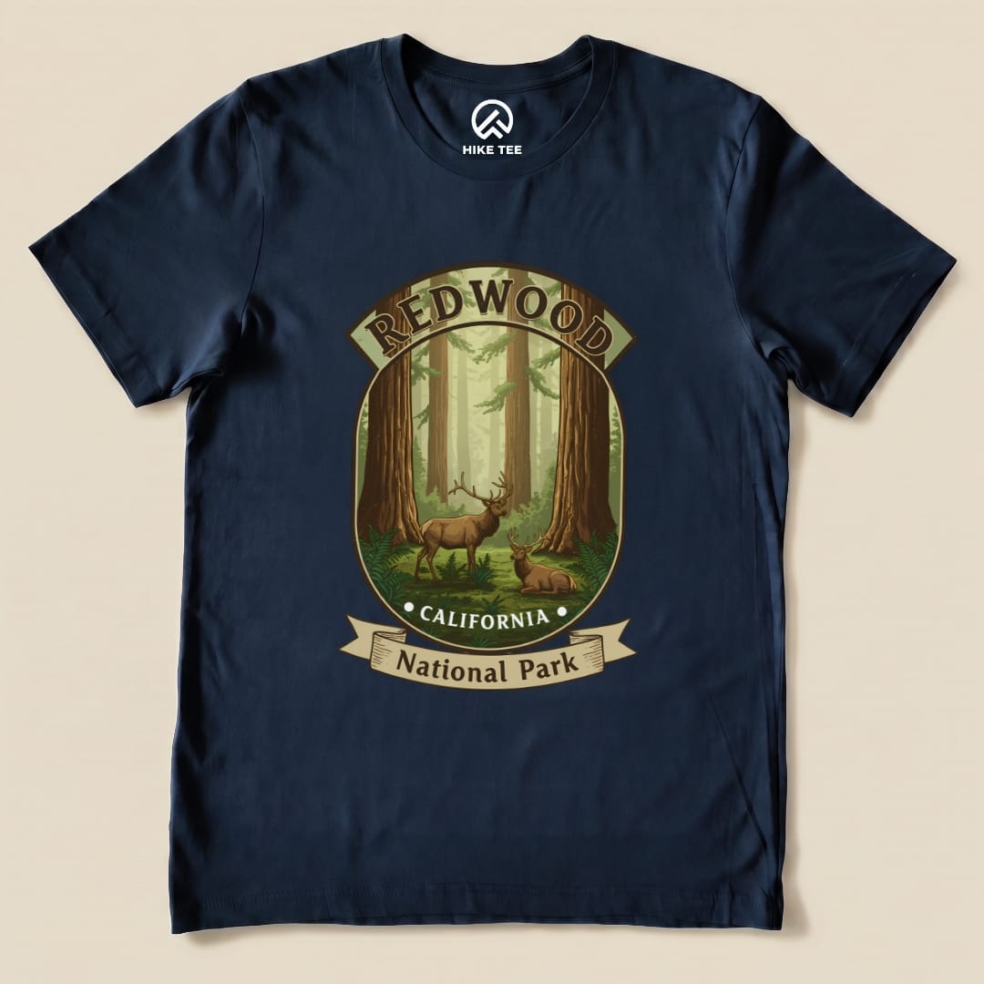 Hike Tee T-Shirt Navy / S Redwood Elk Shirt