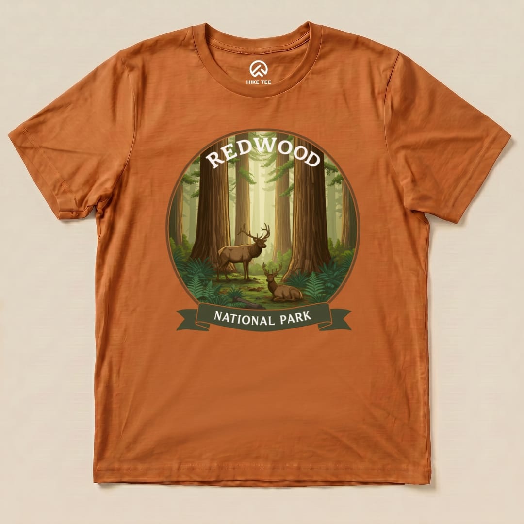 Hike Tee T-Shirt Autumn / S Redwood National Park Elk Shirt