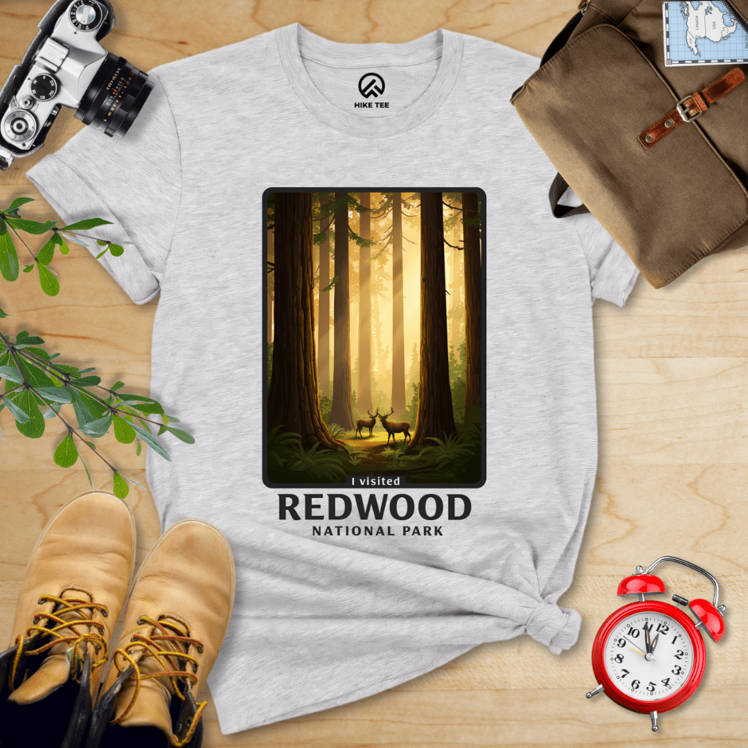 Hike Tee T-Shirt Athletic Heather / S Redwood National Park Shirt