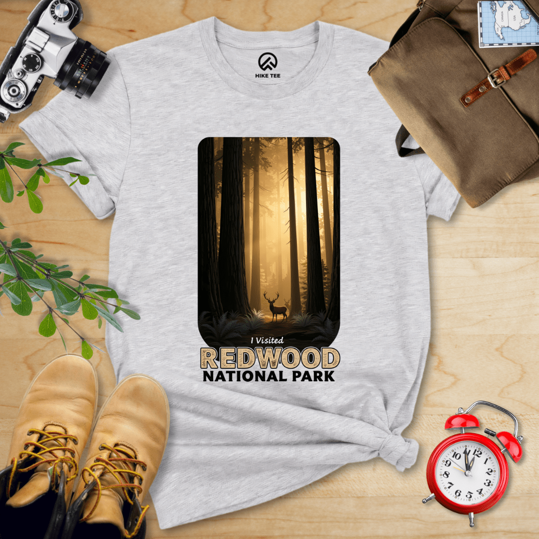 Hike Tee T-Shirt Athletic Heather / S Redwood National Park Shirt