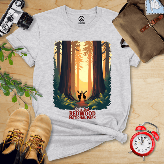 Hike Tee T-Shirt Athletic Heather / S Redwood National Park Shirt