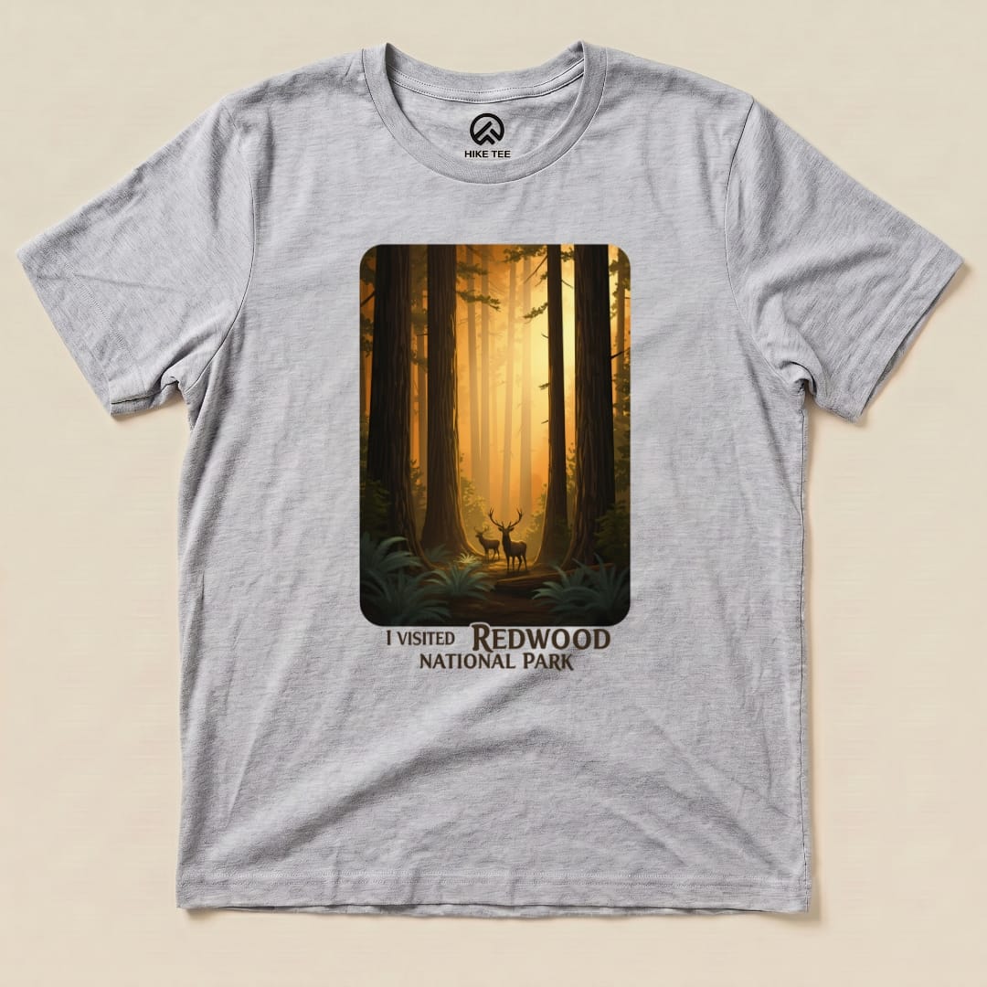 Hike Tee T-Shirt Athletic Heather / S Redwood National Park Shirt
