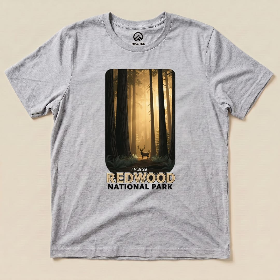 Hike Tee T-Shirt Athletic Heather / S Redwood National Park Shirt