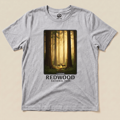 Hike Tee T-Shirt Athletic Heather / S Redwood National Park Shirt