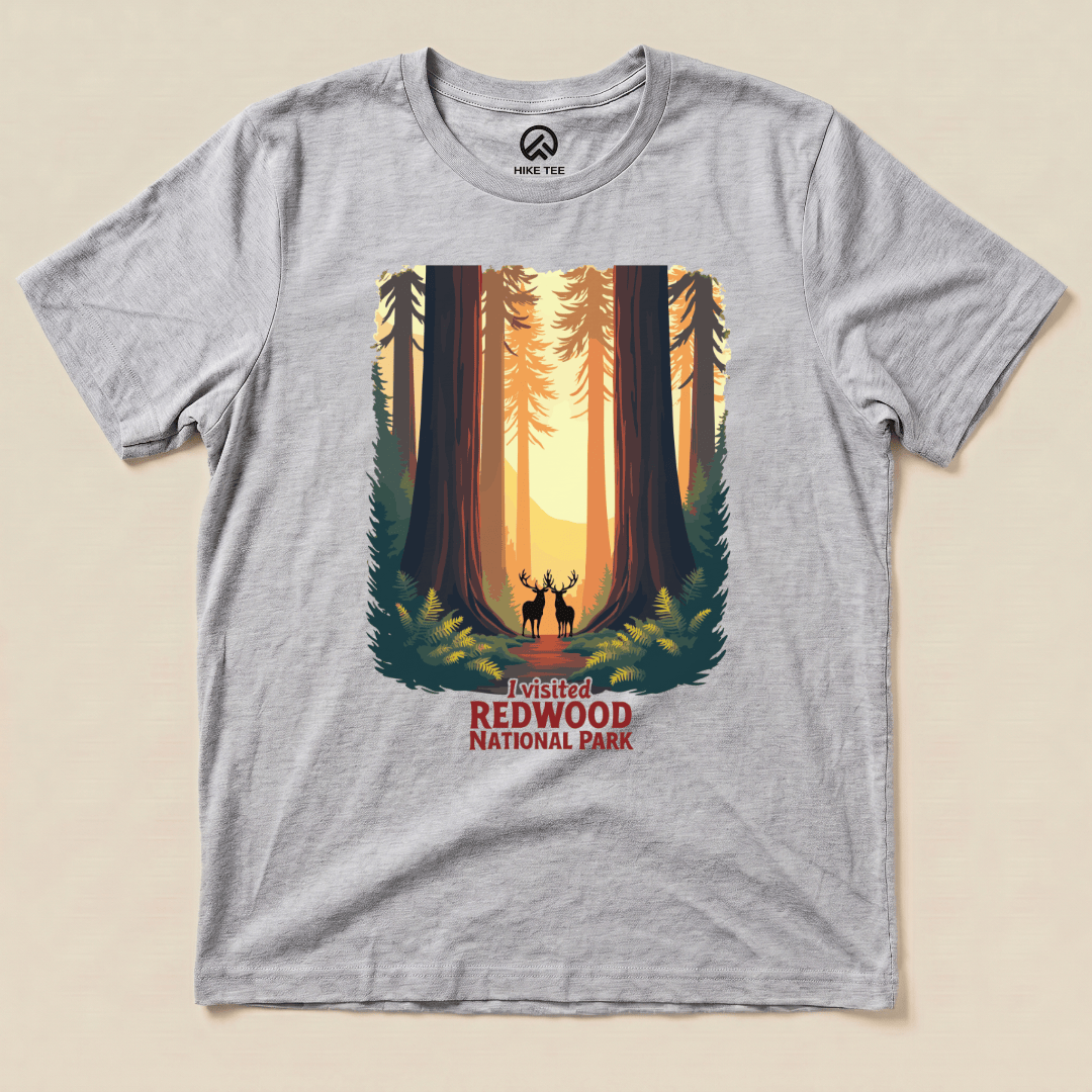 Hike Tee T-Shirt Athletic Heather / S Redwood National Park Shirt