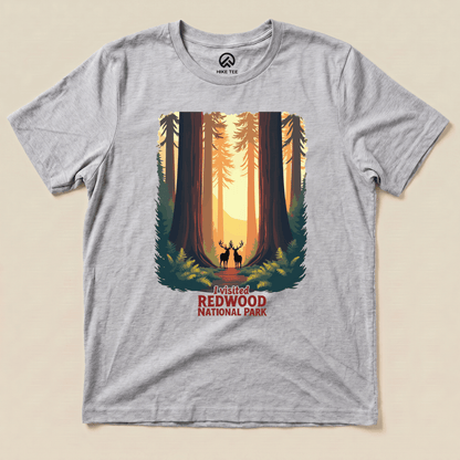 Hike Tee T-Shirt Athletic Heather / S Redwood National Park Shirt
