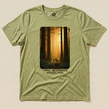 Hike Tee T-Shirt Heather Green / S Redwood National Park Shirt