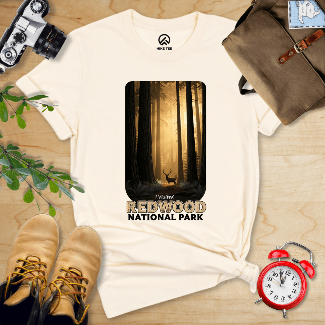 Hike Tee T-Shirt Natural / S Redwood National Park Shirt