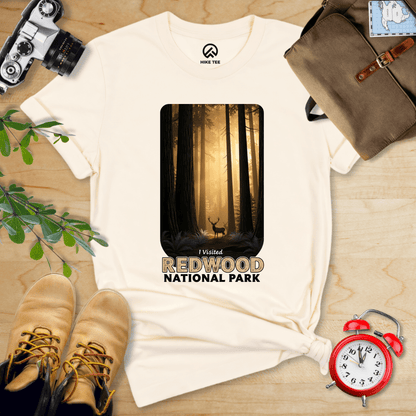 Hike Tee T-Shirt Natural / S Redwood National Park Shirt